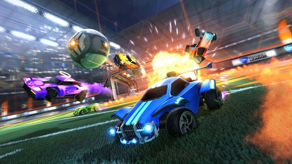 Rocket League روی PS5 — فوتبالِ ماشینها رایگان